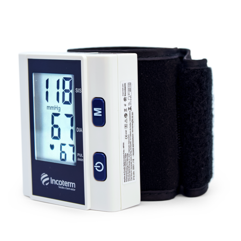 Aparelho de Pressão Digital de Pulso - Modelo MP050 - Marca Incoterm