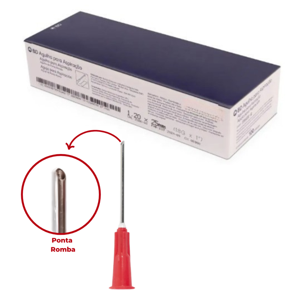 Agulha de Aspiração 25x12 - 18G 1