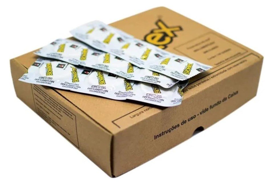 Preservativo não Lubrificado - marca Blowtex