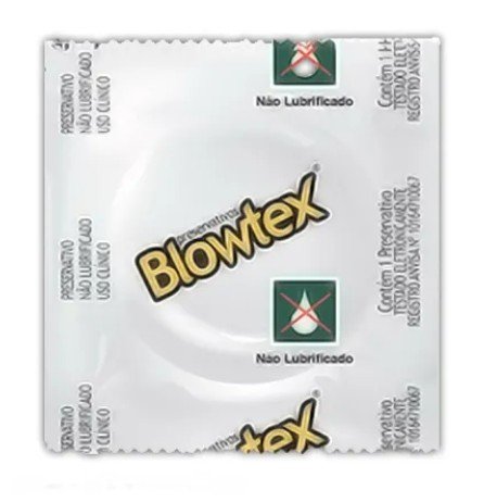 Preservativo não Lubrificado - marca Blowtex