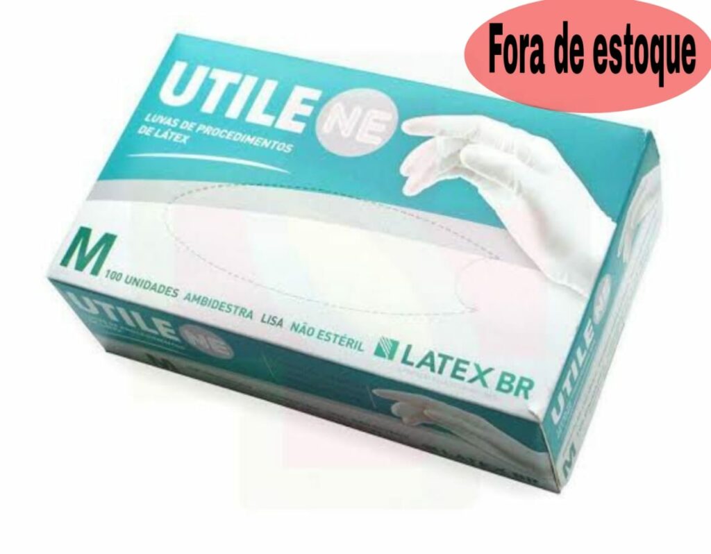 Luva Procedimento Látex - Tamanho M - caixa com 100 unidades - LATEX BR