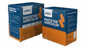 Protetor Auricular Sem Corda - caixa com 100 pares - 1000MEDIC