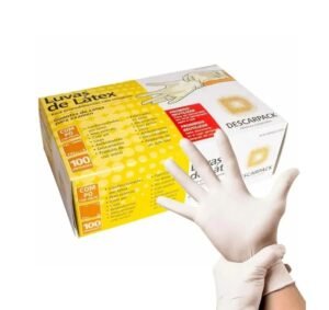 Luva Procedimento Látex Com Pó - Tamanho M - DESCARPACK
