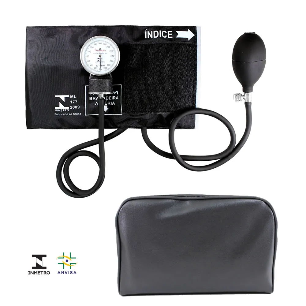 Aparelho de pressão Adulto - Braçadeira em nylon - Tamanho 18x36cm -  Marca P.A.MED